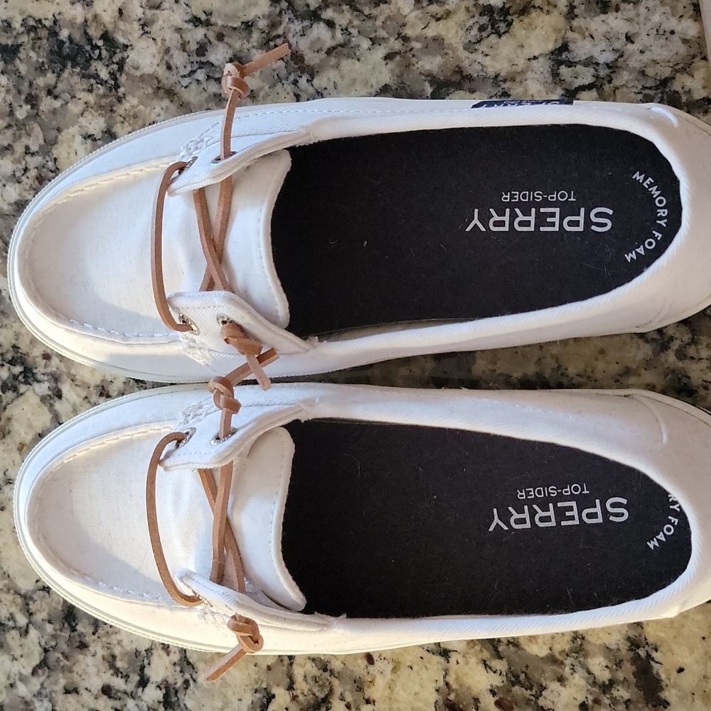 Sperry women's memory foam top sliders